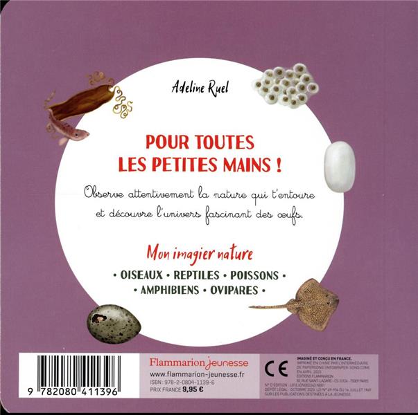 Quatrième de couverture de « Les oeufs »