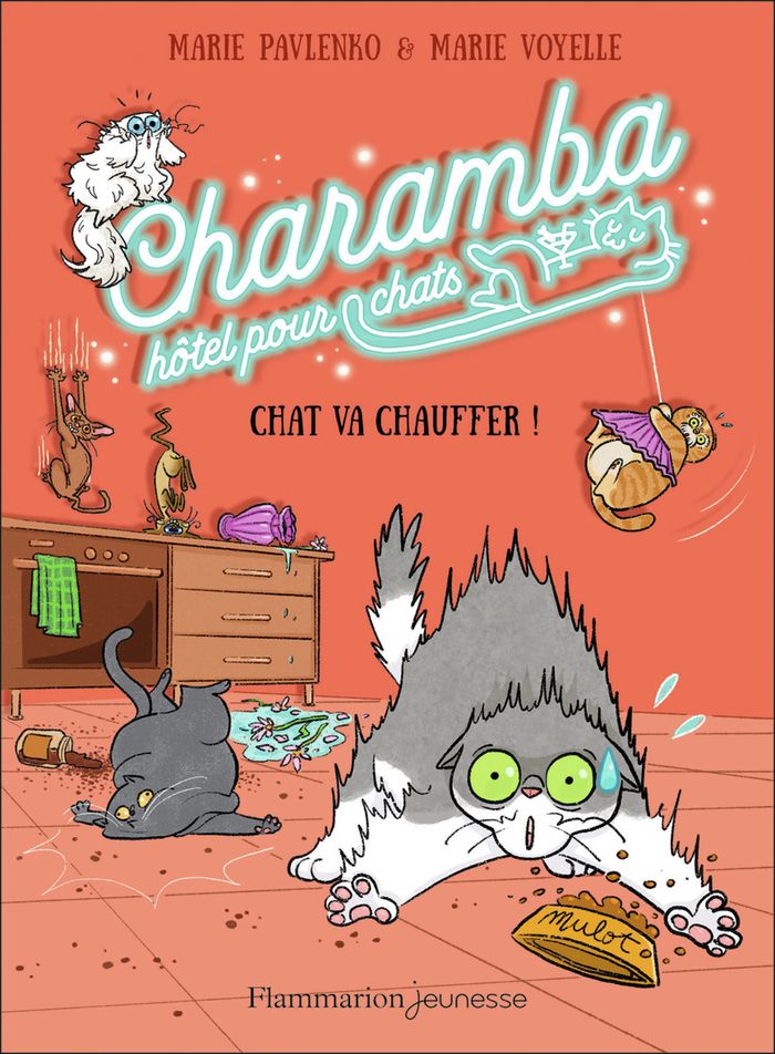 Couverture du livre « Chat va chauffer » de Marie Pavlenko, librairie Les Contes Infusés à Corte