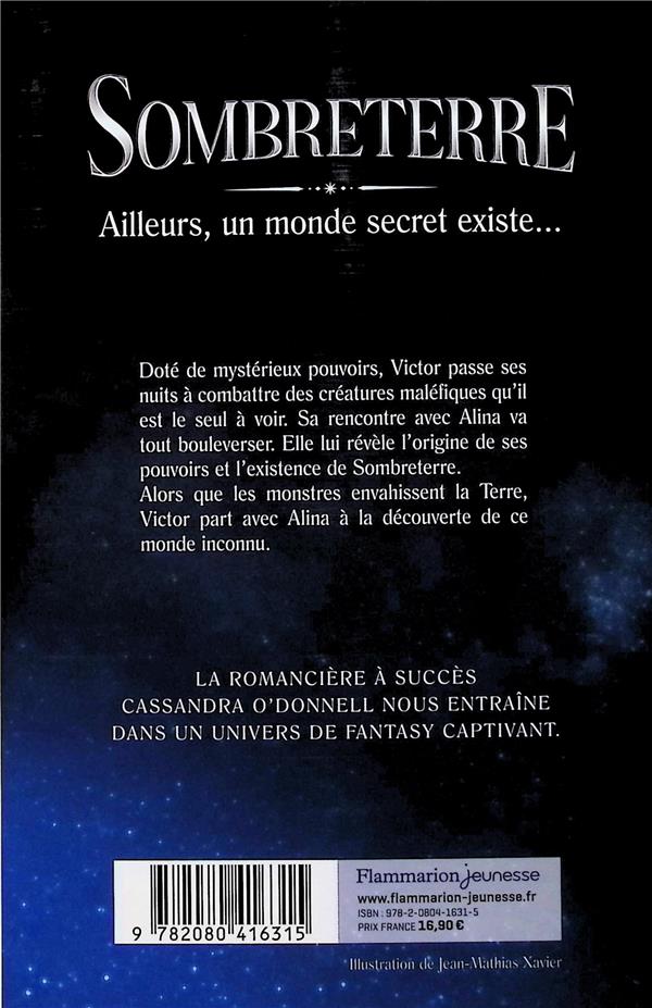 Quatrième de couverture de « Sombreterre »