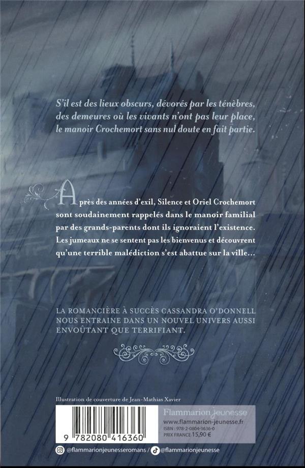Quatrième de couverture de « LES JUMEAUX CROCHEMORT - VOL01 - LA MALEDICTION »
