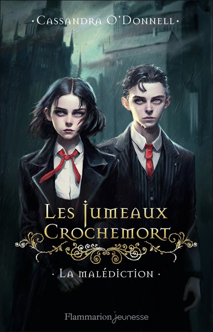 Couverture du livre « LES JUMEAUX CROCHEMORT - VOL01 - LA MALEDICTION » de Cassandra O'Donnell, librairie Les Contes Infusés à Corte