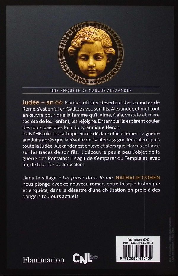 Quatrième de couverture de « L'or de Jérusalem : roman »