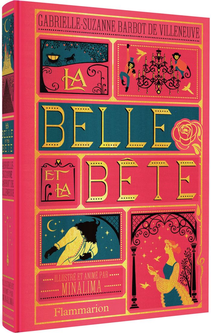 Couverture du livre « La Belle et la Bête » de Minalima, librairie Les Contes Infusés à Corte