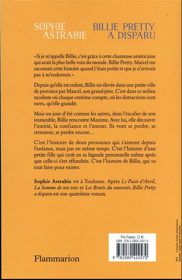 Quatrième de couverture de « Billie Pretty a disparu : roman »