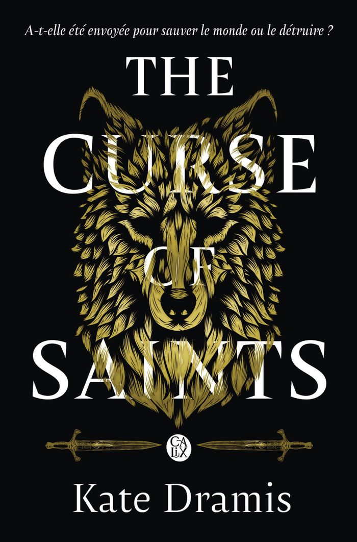 Couverture du livre « The curse of saints » de Kate Dramis, librairie Les Contes Infusés à Corte