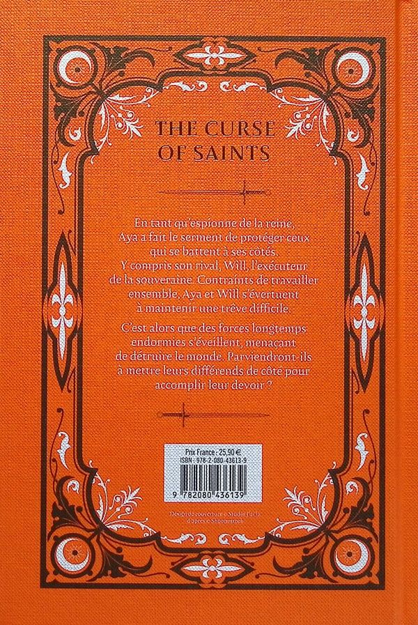 Quatrième de couverture de « The curse of saints »