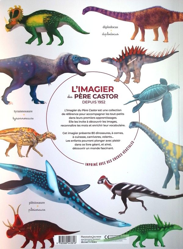 Quatrième de couverture de « Les dinosaures »