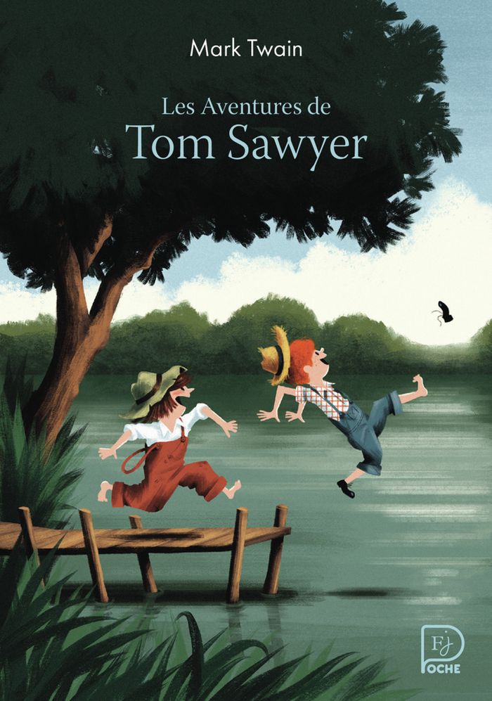 Couverture du livre « Les aventures de Tom Sawyer », librairie Les Contes Infusés à Corte