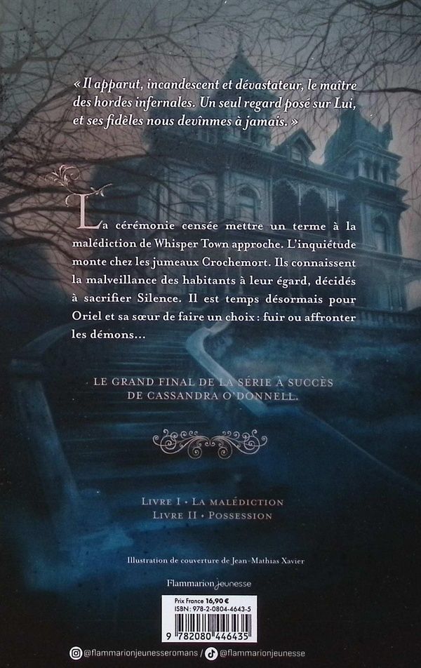 Quatrième de couverture de « LES JUMEAUX CROCHEMORT - VOL03 - DAMNATION »