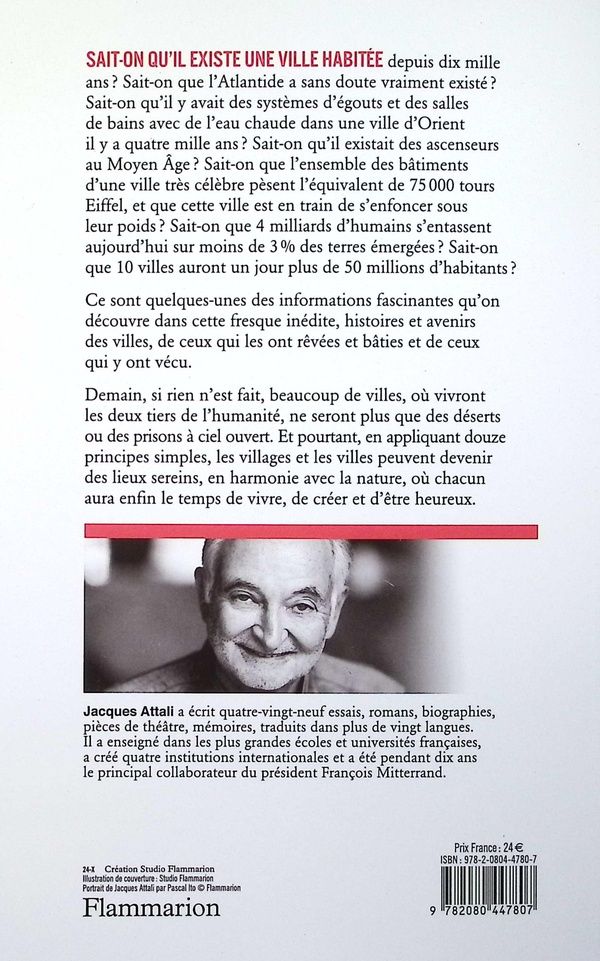 Quatrième de couverture de « Histoires et avenirs des villes »