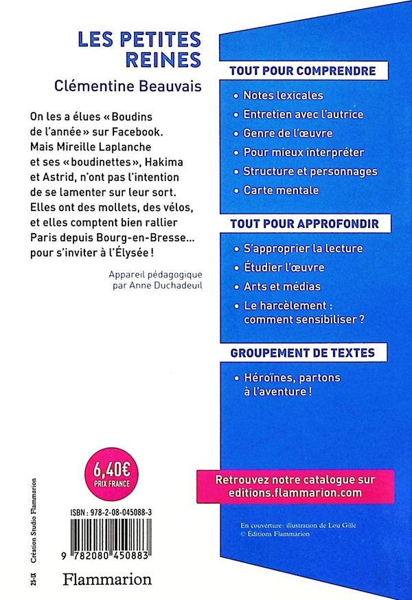 Quatrième de couverture de « Les petites reines »