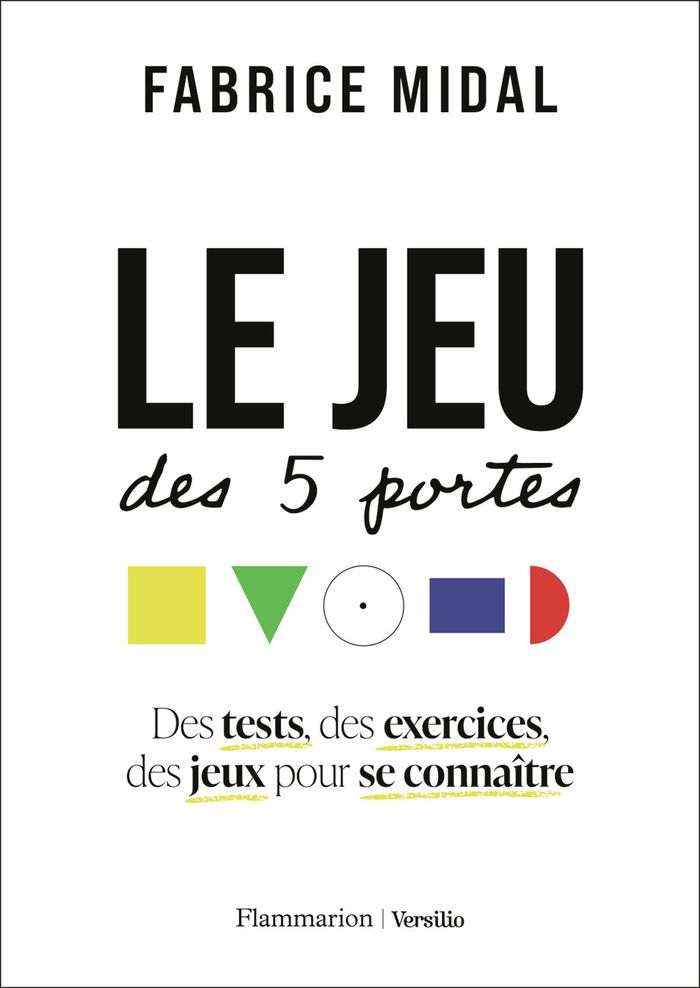Couverture du livre « Le jeu des 5 portes : des tests, des exercices, des jeux pour se connaître », librairie Les Contes Infusés à Corte