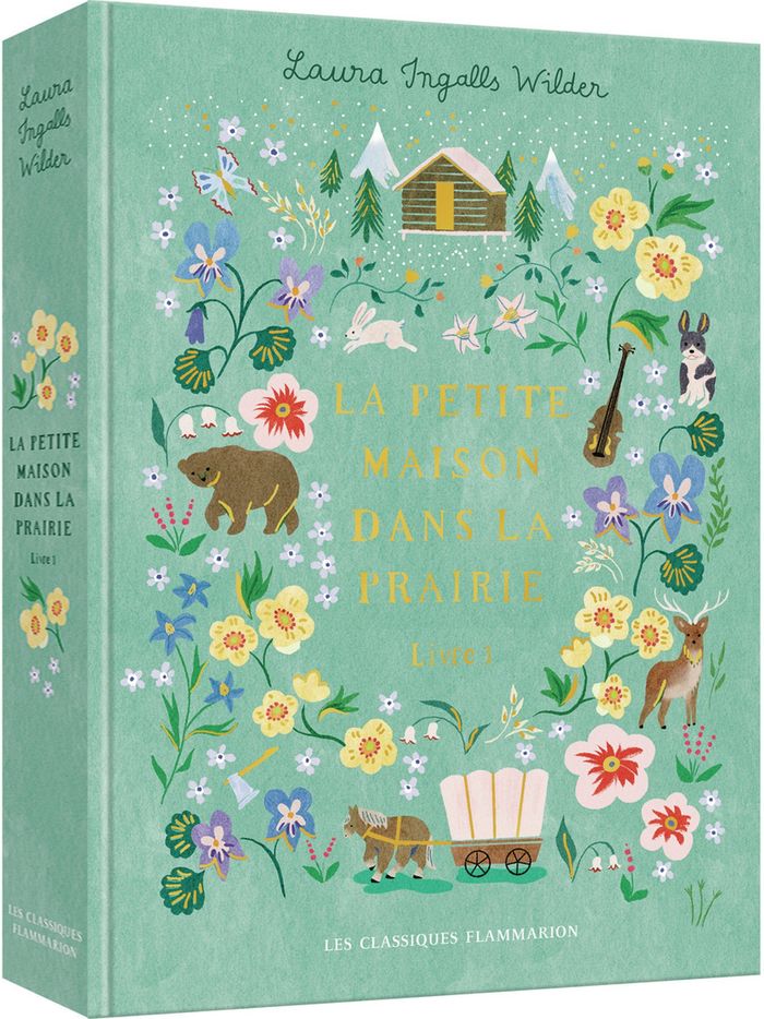 Couverture du livre « LA PETITE MAISON DANS LA PRAIRIE - VOL01 - EDITION COLLECTOR-LA PETITE MAISON DANS LA PRAIRIE » de Ingalls Wilder Laura, librairie Les Contes Infusés à Corte
