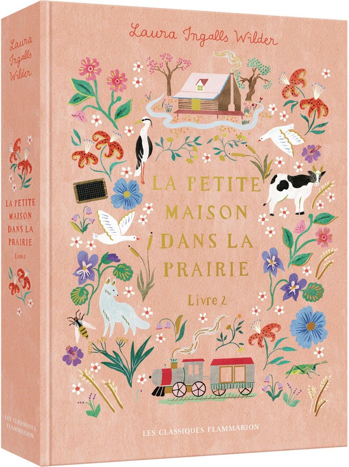 Couverture du livre « LA PETITE MAISON DANS LA PRAIRIE - VOL02 - EDITION COLLECTOR-AU BORD DU RUISSEAU » de Ingalls Wilder Laura, librairie Les Contes Infusés à Corte
