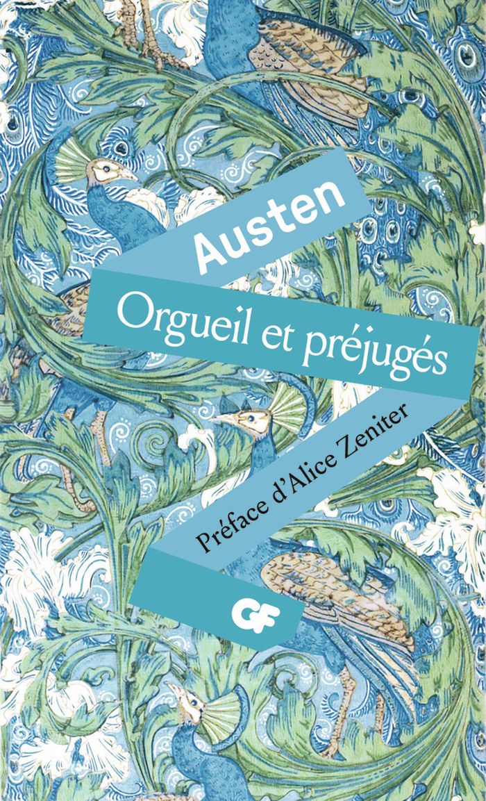 Couverture du livre « Orgueil et préjugés » de Jane Austen, librairie Les Contes Infusés à Corte