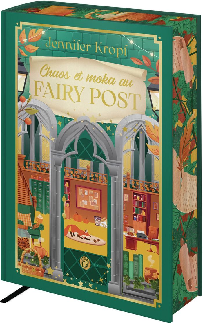 Couverture du livre « CHAOS ET MOKA AU FAIRY POST - EDITION RELIEE », librairie Les Contes Infusés à Corte
