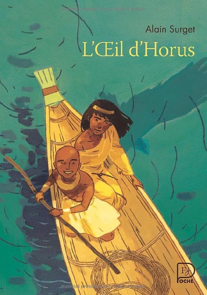 Couverture du livre « L'oeil d'Horus » de Alain Surget, librairie Les Contes Infusés à Corte