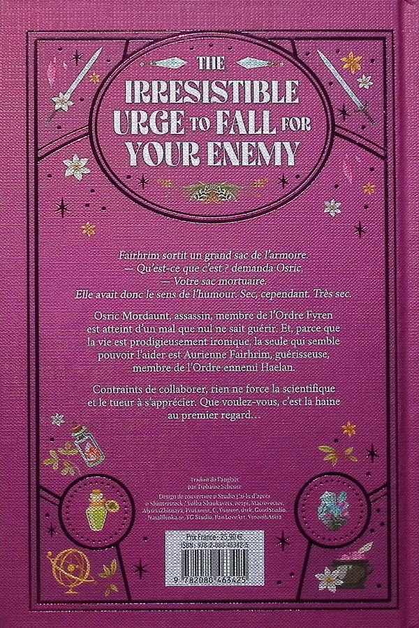 Quatrième de couverture de « The irresistible urge to fall for your enemy »