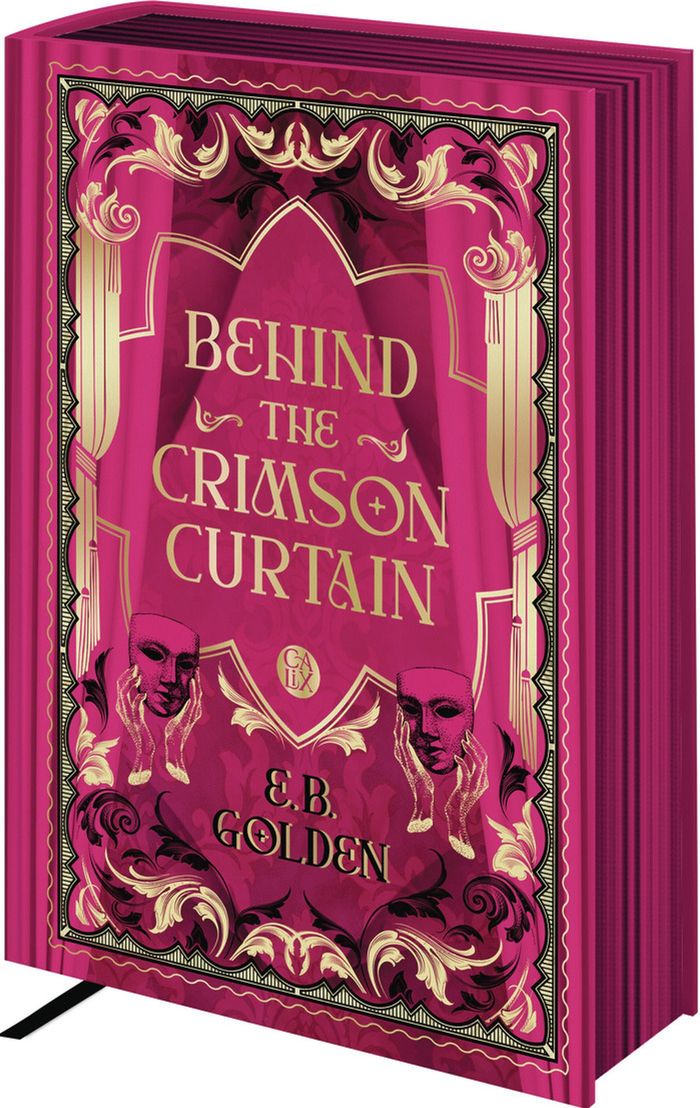 Couverture du livre « Behind The Crimson Curtain : The Crimson Curtain », librairie Les Contes Infusés à Corte