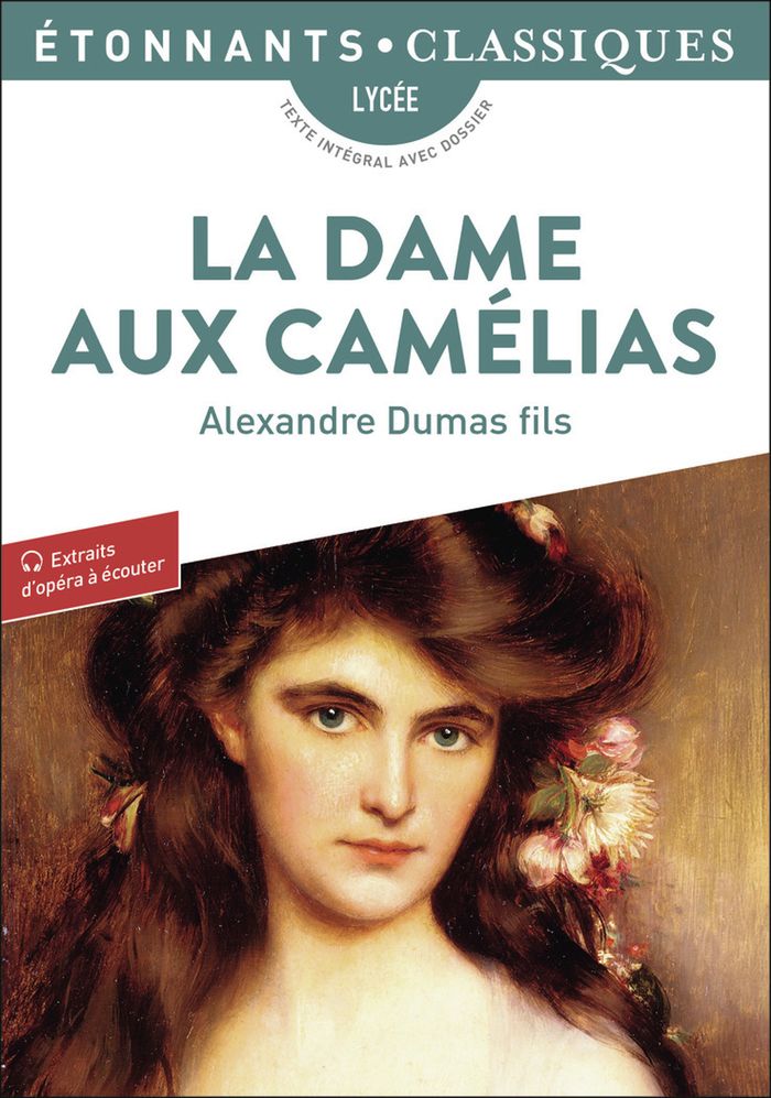 Couverture du livre « La Dame aux camélias » de Alexandre Dumas, librairie Les Contes Infusés à Corte