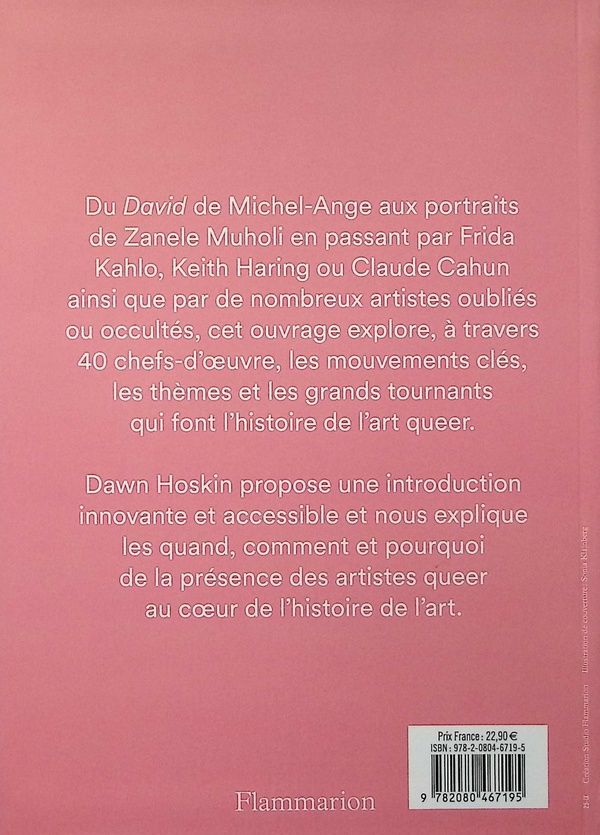 Quatrième de couverture de « Petite histoire de l'art queer : chefs-d'oeuvre, mouvements, thèmes »