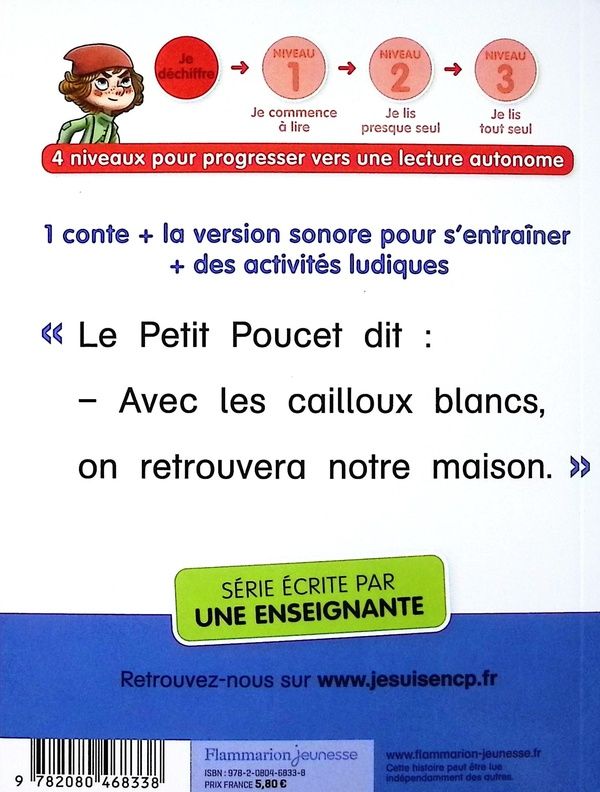 Quatrième de couverture de « Le petit Poucet »