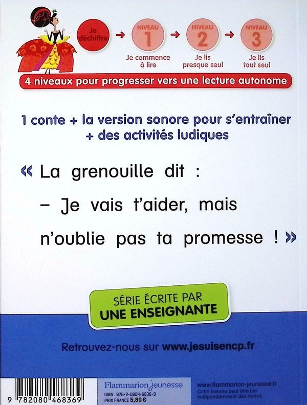 Quatrième de couverture de « Le prince grenouille »