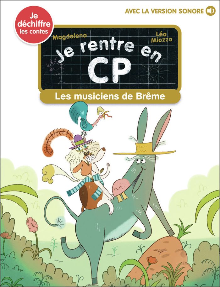 Couverture du livre « Les musiciens de Brême » de Magdalena, librairie Les Contes Infusés à Corte
