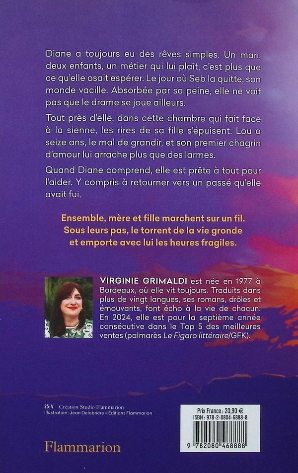 Quatrième de couverture de « Les heures fragiles : roman »