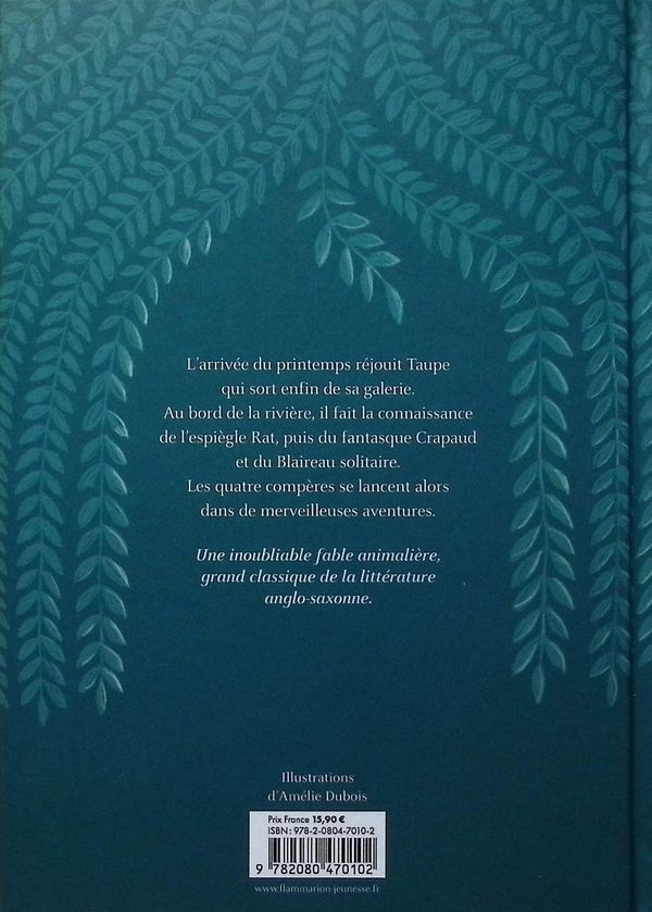 Quatrième de couverture de « LE VENT DANS LES SAULES - EDITION COLLECTOR »