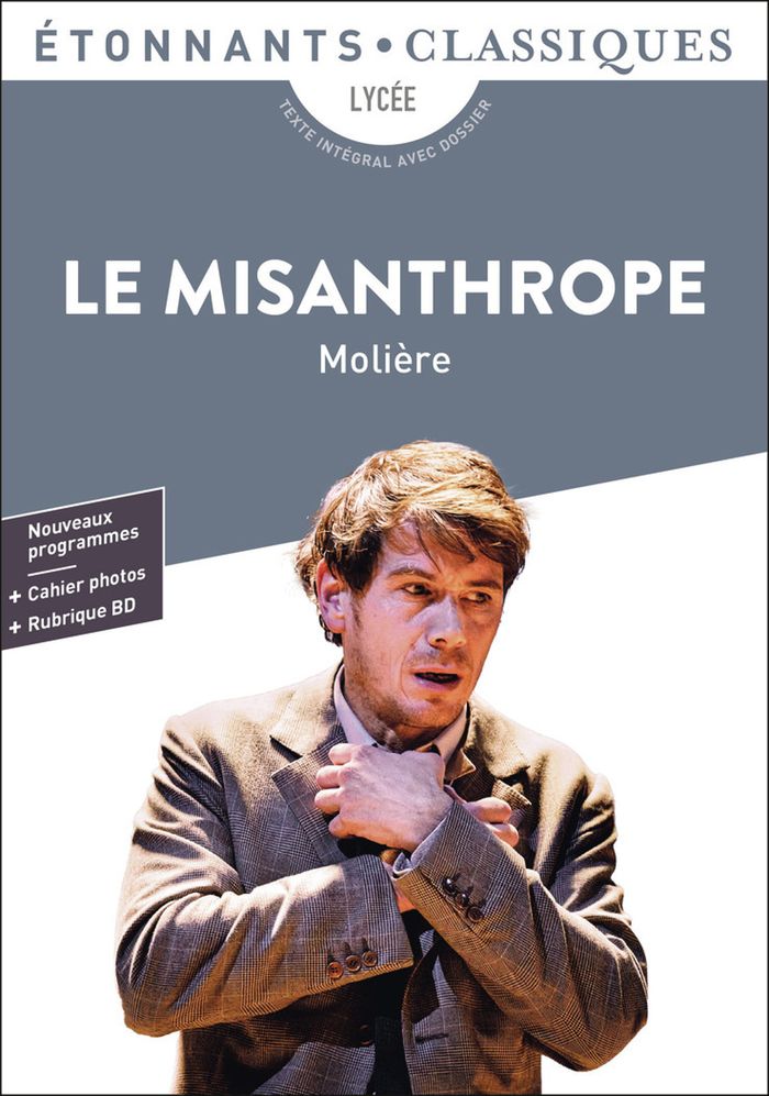 Couverture du livre « Le misanthrope » de Molière, librairie Les Contes Infusés à Corte