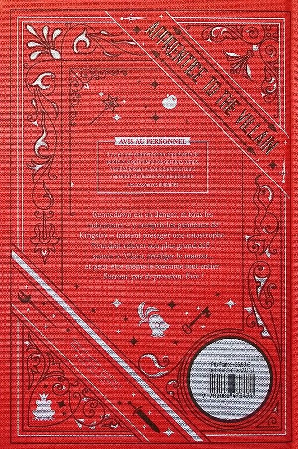 Quatrième de couverture de « ASSISTANT TO THE VILLAIN - VOL02 - APPRENTICE TO THE VILLAIN - EDITION RELIEE »