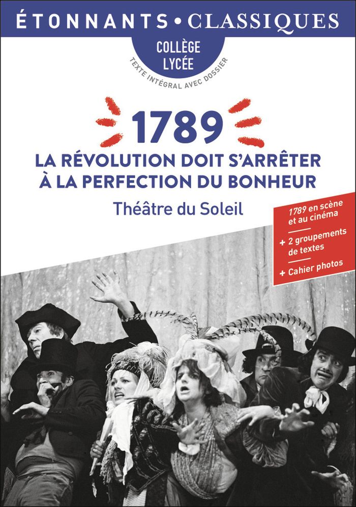 Couverture du livre « 1789, la révolution doit s'arrêter à la perfection du bonheur », librairie Les Contes Infusés à Corte