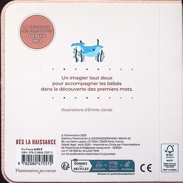 Quatrième de couverture de « Les couleurs »