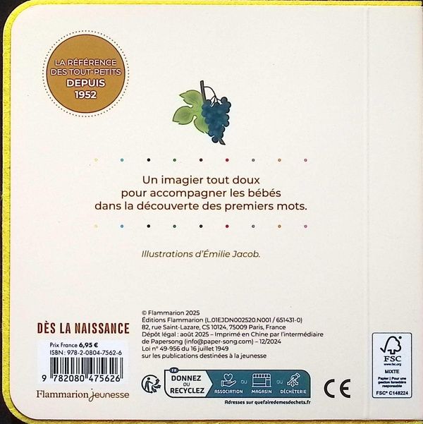 Quatrième de couverture de « Les fruits »