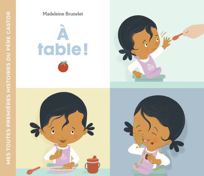 Couverture du livre « À table ! » de Madeleine Brunelet, librairie Les Contes Infusés à Corte