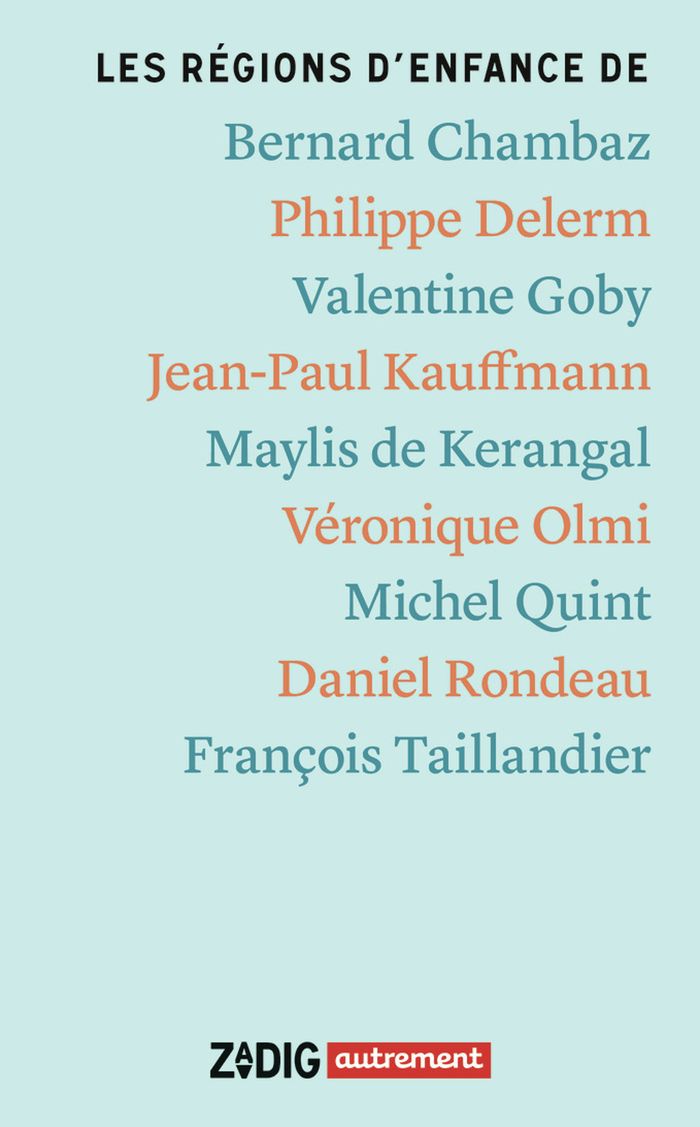 Couverture du livre « Régions d'enfance », librairie Les Contes Infusés à Corte