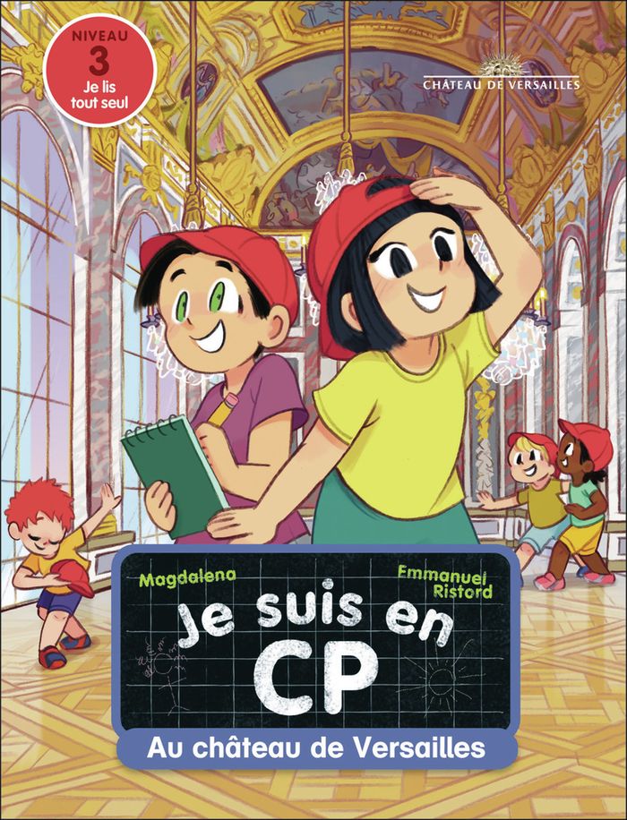 Couverture du livre « Au château de Versailles », librairie Les Contes Infusés à Corte