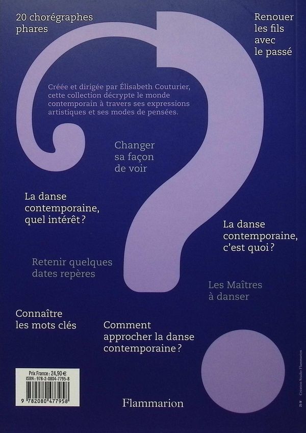 Quatrième de couverture de « Danse contemporaine »