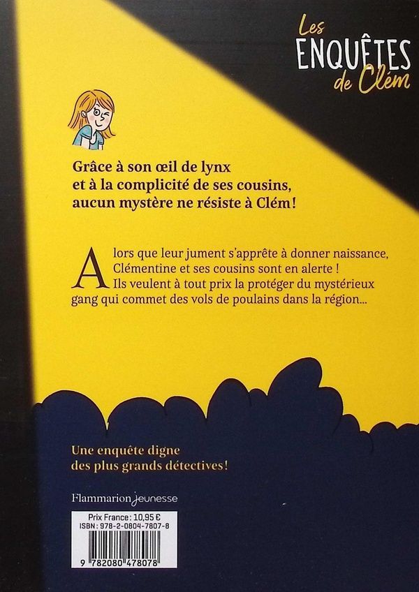 Quatrième de couverture de « Le gang des écuries »