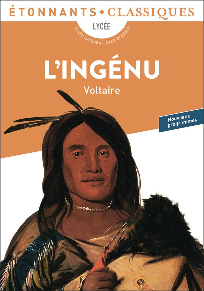 Couverture du livre « L'ingénu » de Voltaire, librairie Les Contes Infusés à Corte