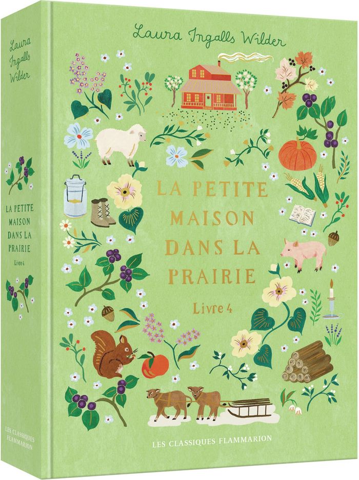 Couverture du livre « LA PETITE MAISON DANS LA PRAIRIE - VOL04 - EDITION COLLECTOR-UN ENFANT DE LA TERRE » de Ingalls Wilder Laura, librairie Les Contes Infusés à Corte