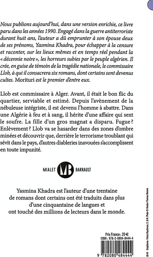 Quatrième de couverture de « Morituri : roman »