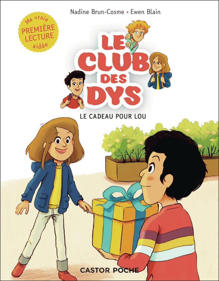 Couverture du livre « Le cadeau pour Lou » de Nadine Brun-Cosme, librairie Les Contes Infusés à Corte