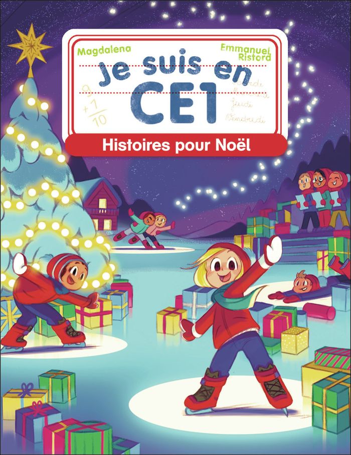 Couverture du livre « Je suis en CE1 : histoires pour Noël » de Magdalena, librairie Les Contes Infusés à Corte