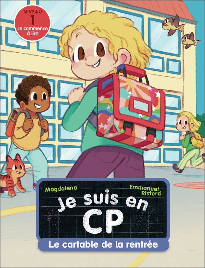 Couverture du livre « Le cartable de la rentrée » de Magdalena, librairie Les Contes Infusés à Corte