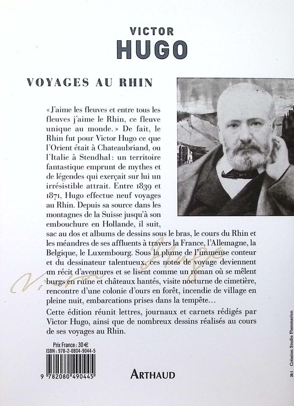 Quatrième de couverture de « Voyages au Rhin : carnets, journaux, lettres et dessins »