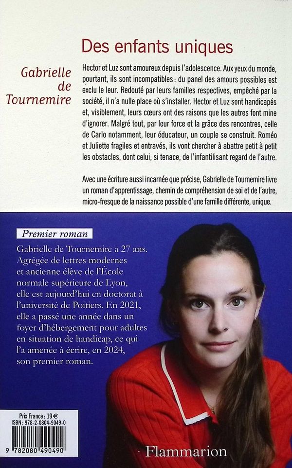 Quatrième de couverture de « Des enfants uniques : roman »