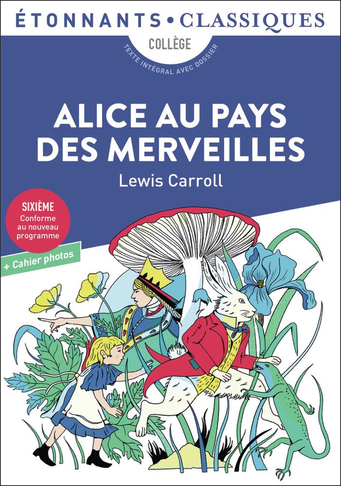 Couverture du livre « Alice au pays des merveilles » de Lewis Carroll, librairie Les Contes Infusés à Corte