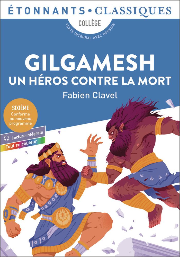 Couverture du livre « Gilgamesh » de appareil pédagogique par Fabien Clavel, librairie Les Contes Infusés à Corte